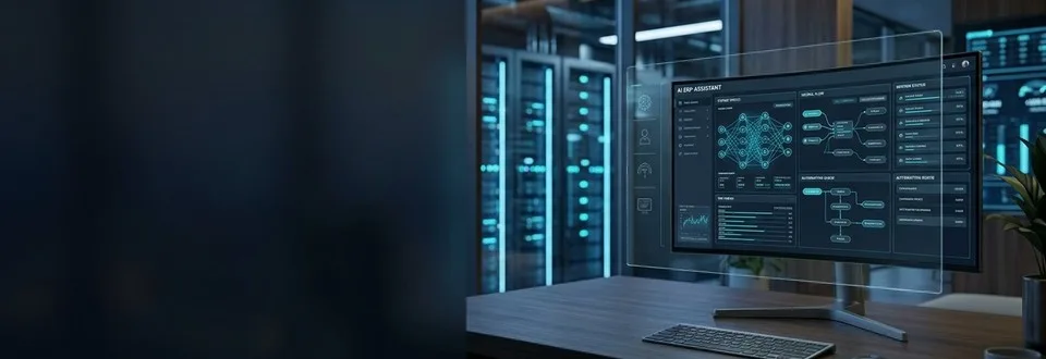 AI-assisted business software and connected operational workflows